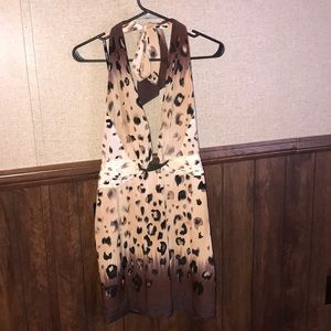 NWT Bebe leopard print dress